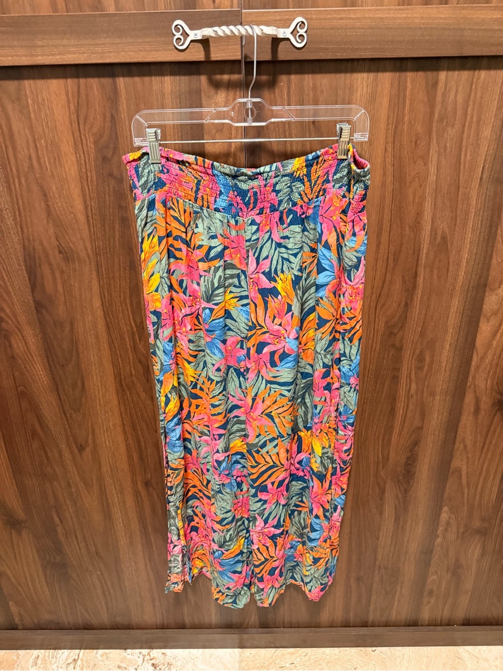 Shade & Shore Tropical Coverup Pants, Size XL